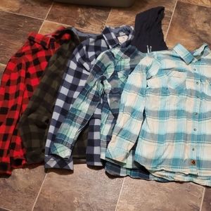 Lot of 5 legendary whitetails flannels size xl